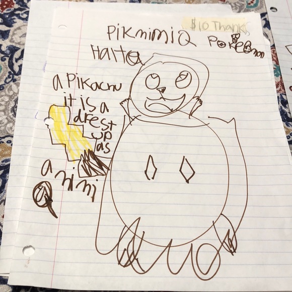 Kids handmade Pokemon Pic - Picture 4 of 9